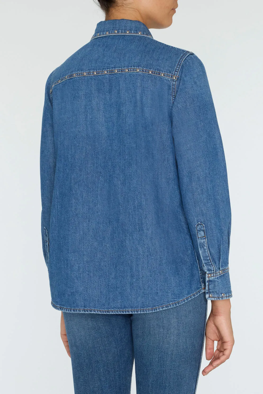 7 For All Mankind Emelia Shirt w/Studs