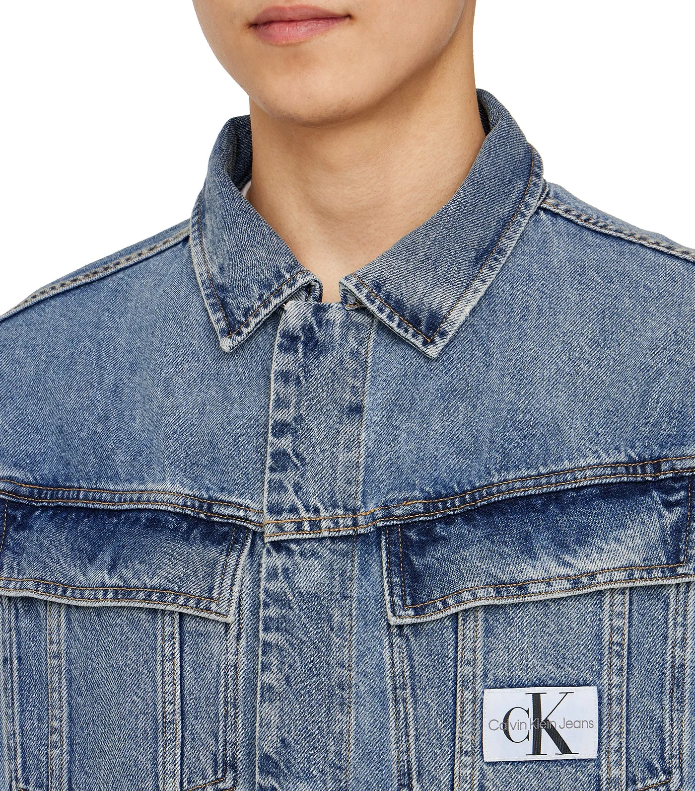 Boxy Denim Jacket Blue