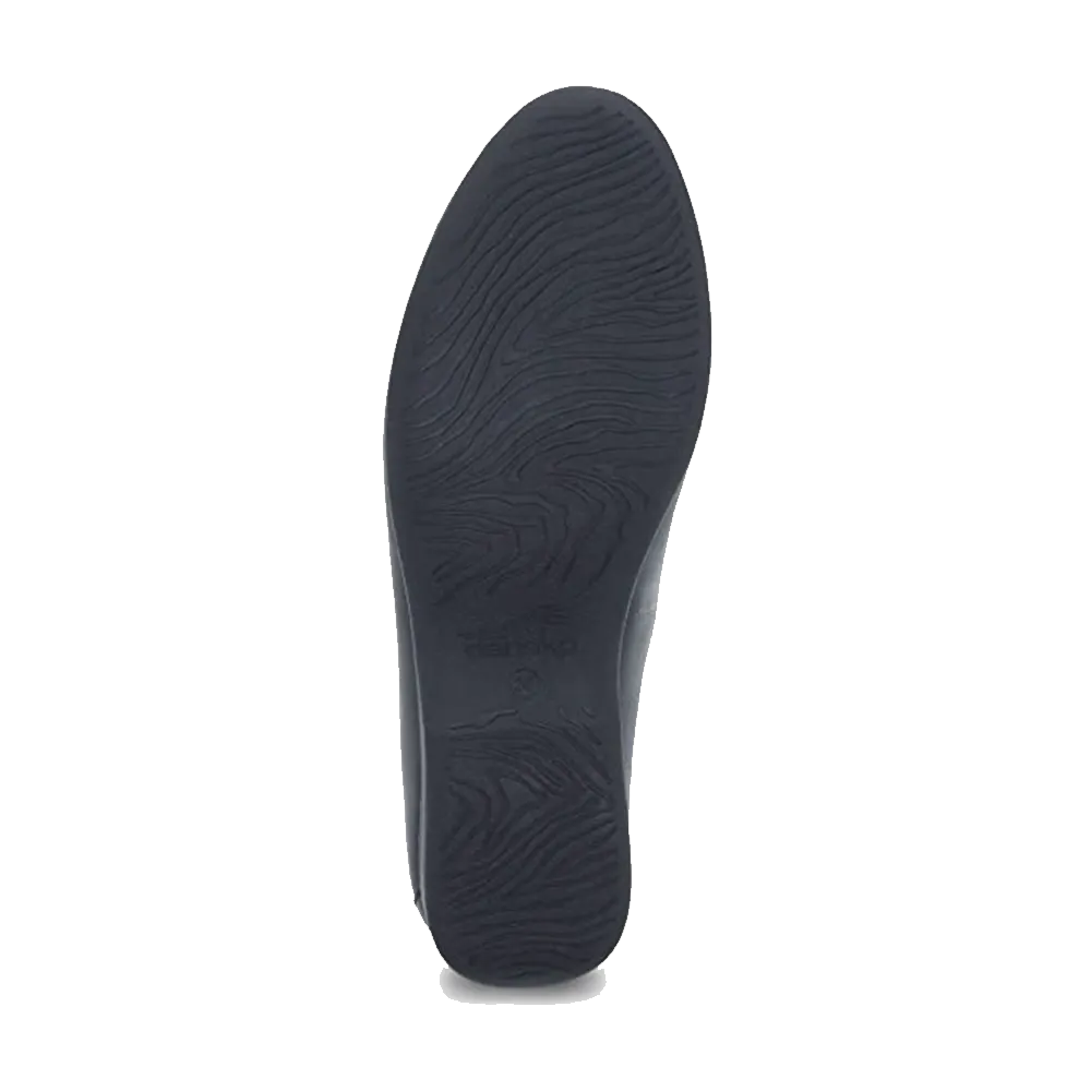 Dansko Lexie Black Milled Nappa