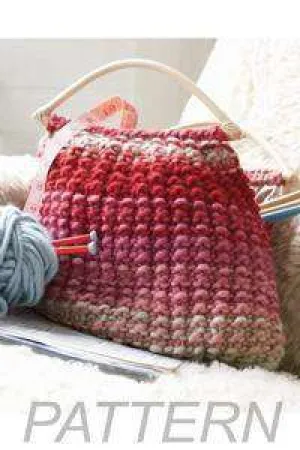 Debbie Bliss Knitting Bag PATTERN ONLY