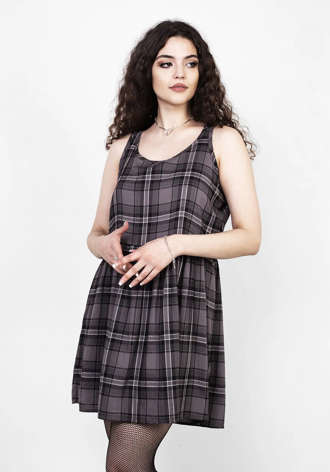 DOLLY CHECK MINI DRESS