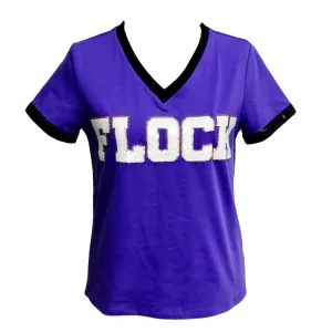 FLOCK Purple Color Rush Jersey Tee