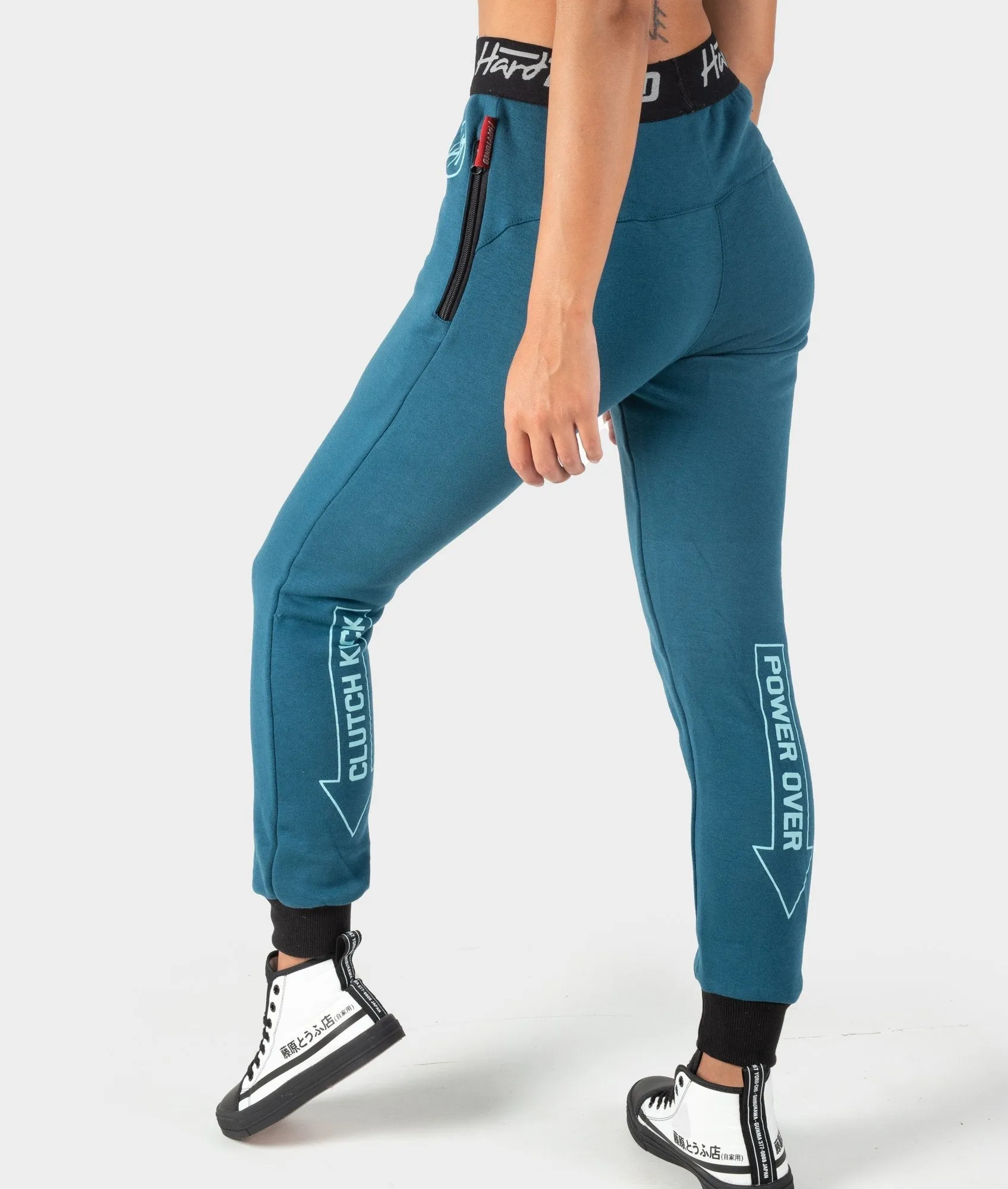 Ladies Power Over Trackies - Teal