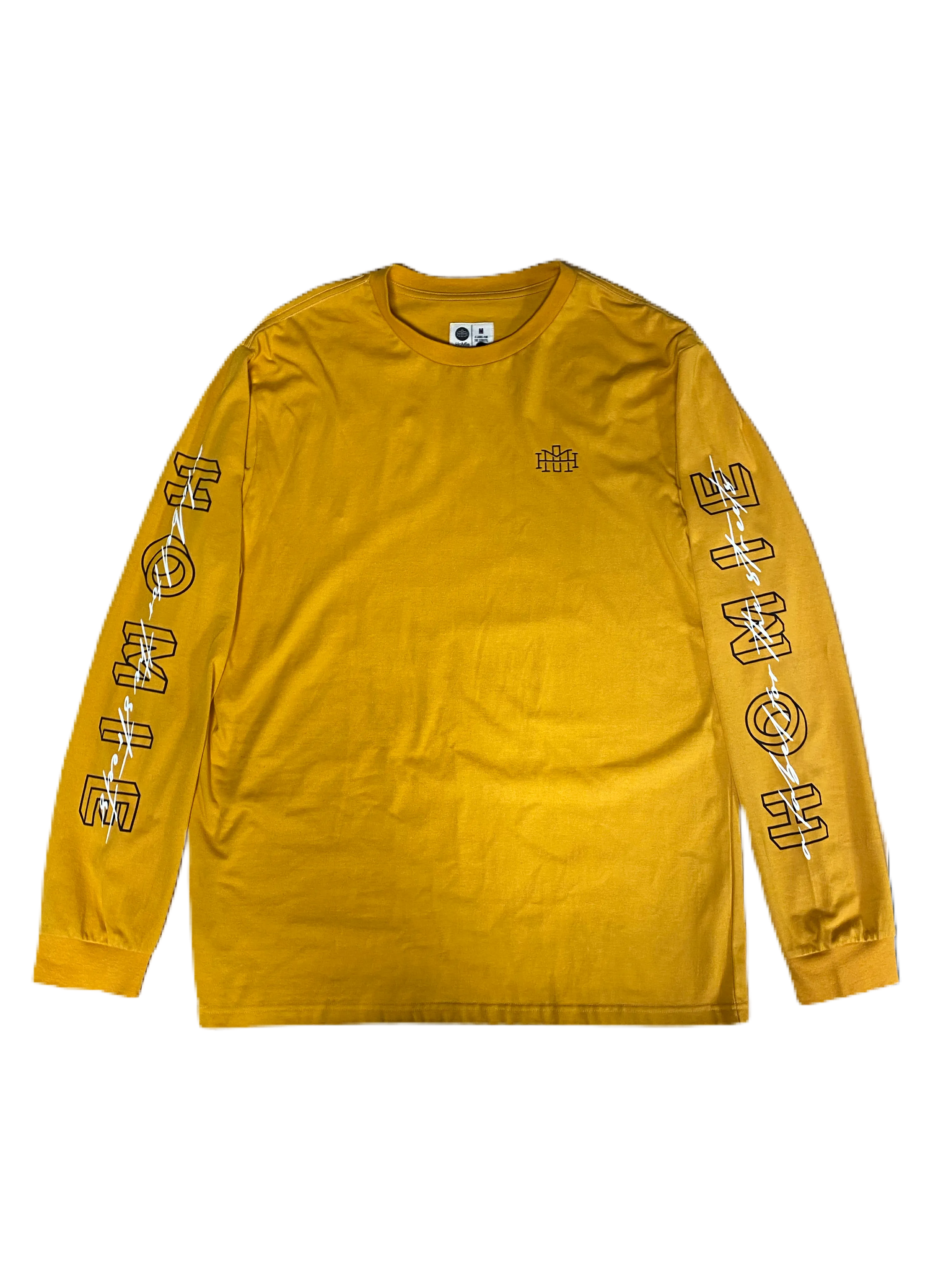 Monogram script long sleeve - Mustard