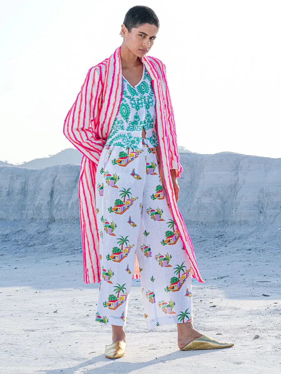 NIMO WITH LOVE~ Fennel pants village print