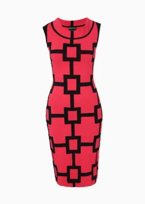 Nora - Elegant Pencil Dress with Jackie O Collar