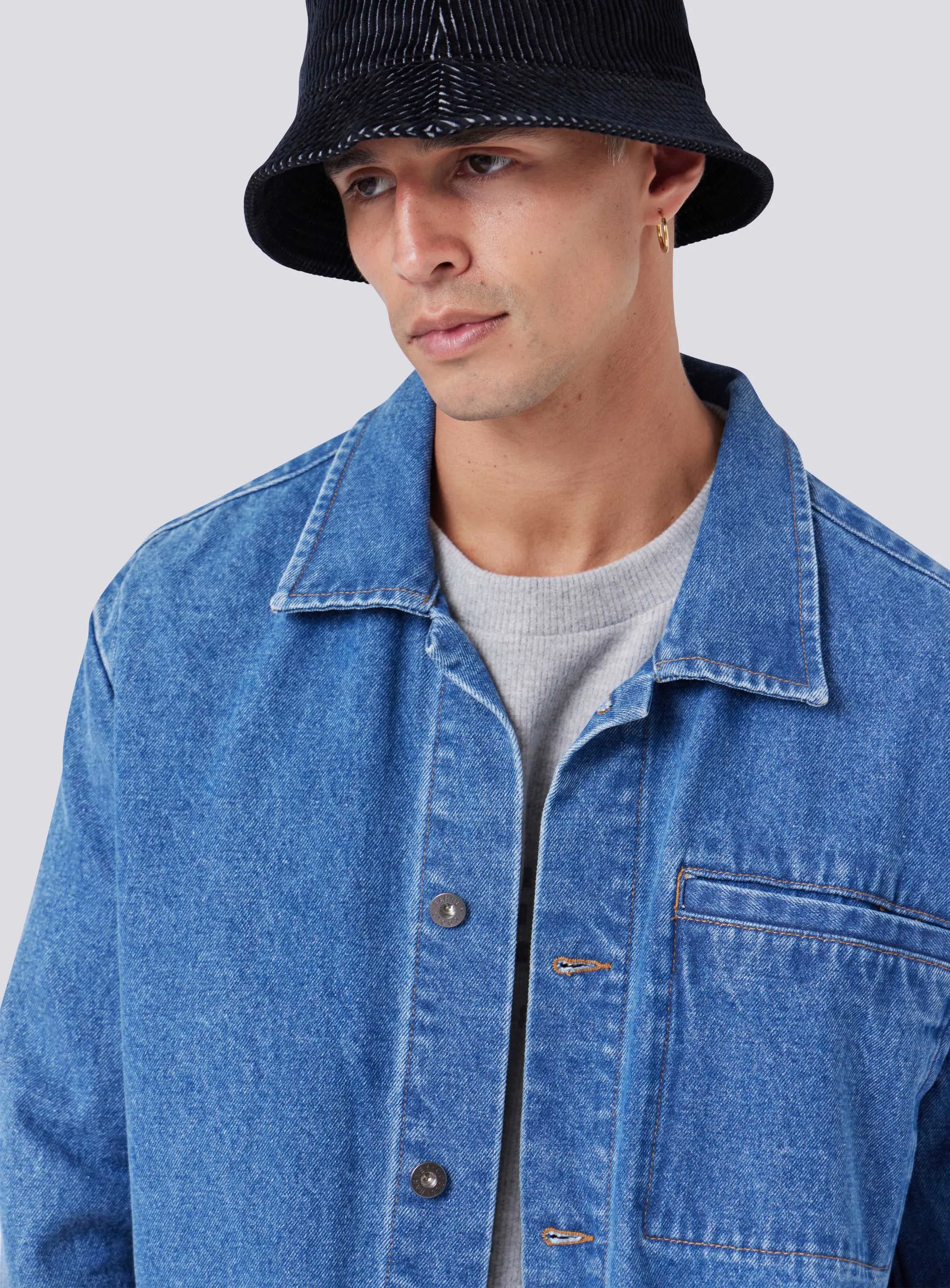 Peters Jacket Stone Denim