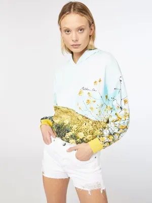 Photo Real Hoodie -- Flower Multi