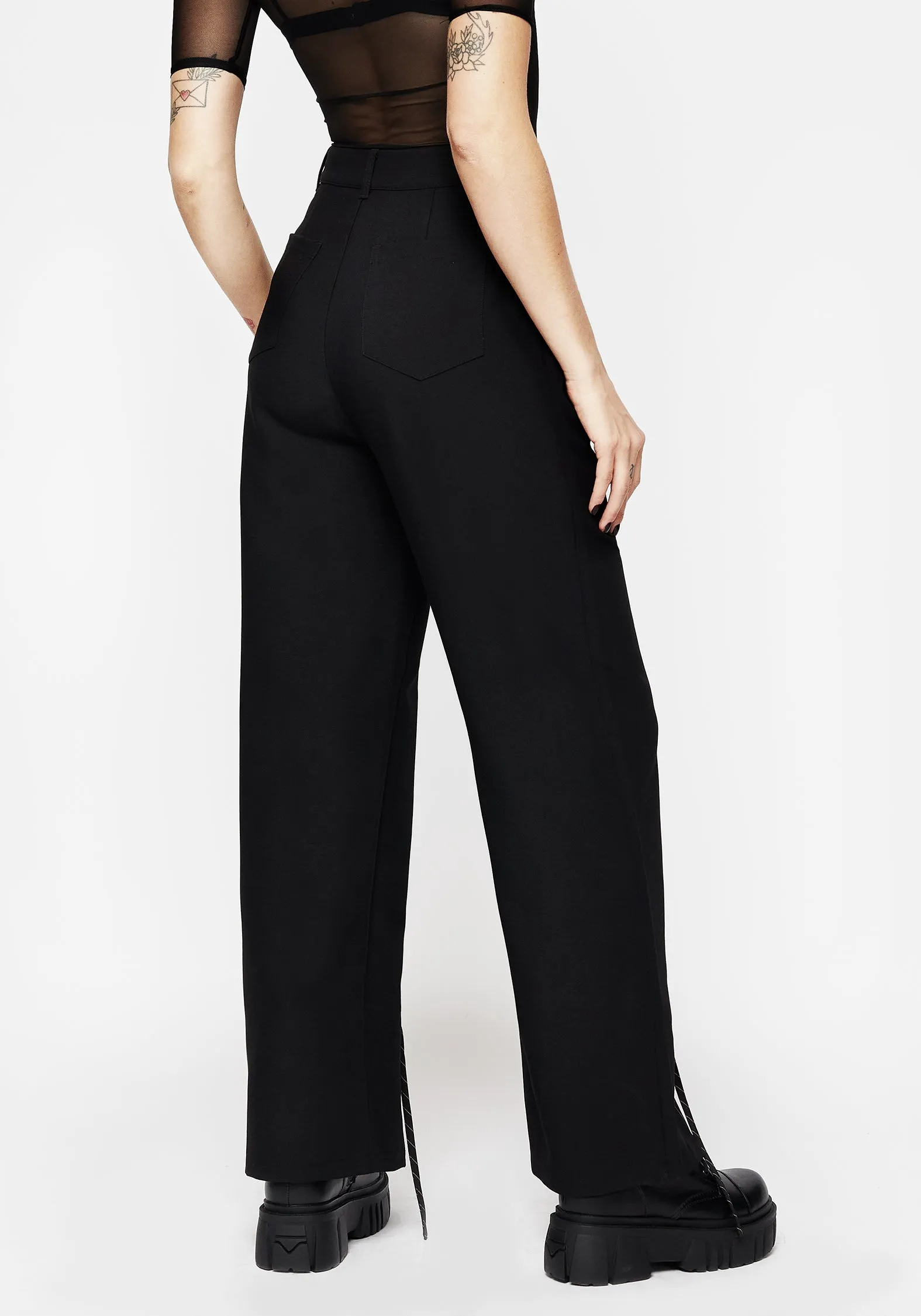 Split Lace Trousers