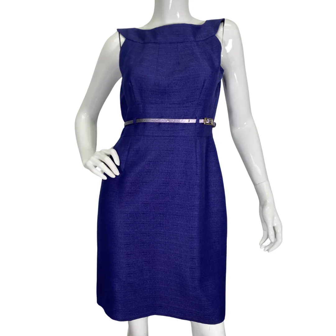 Tahari Elegant Royal Blue Dress