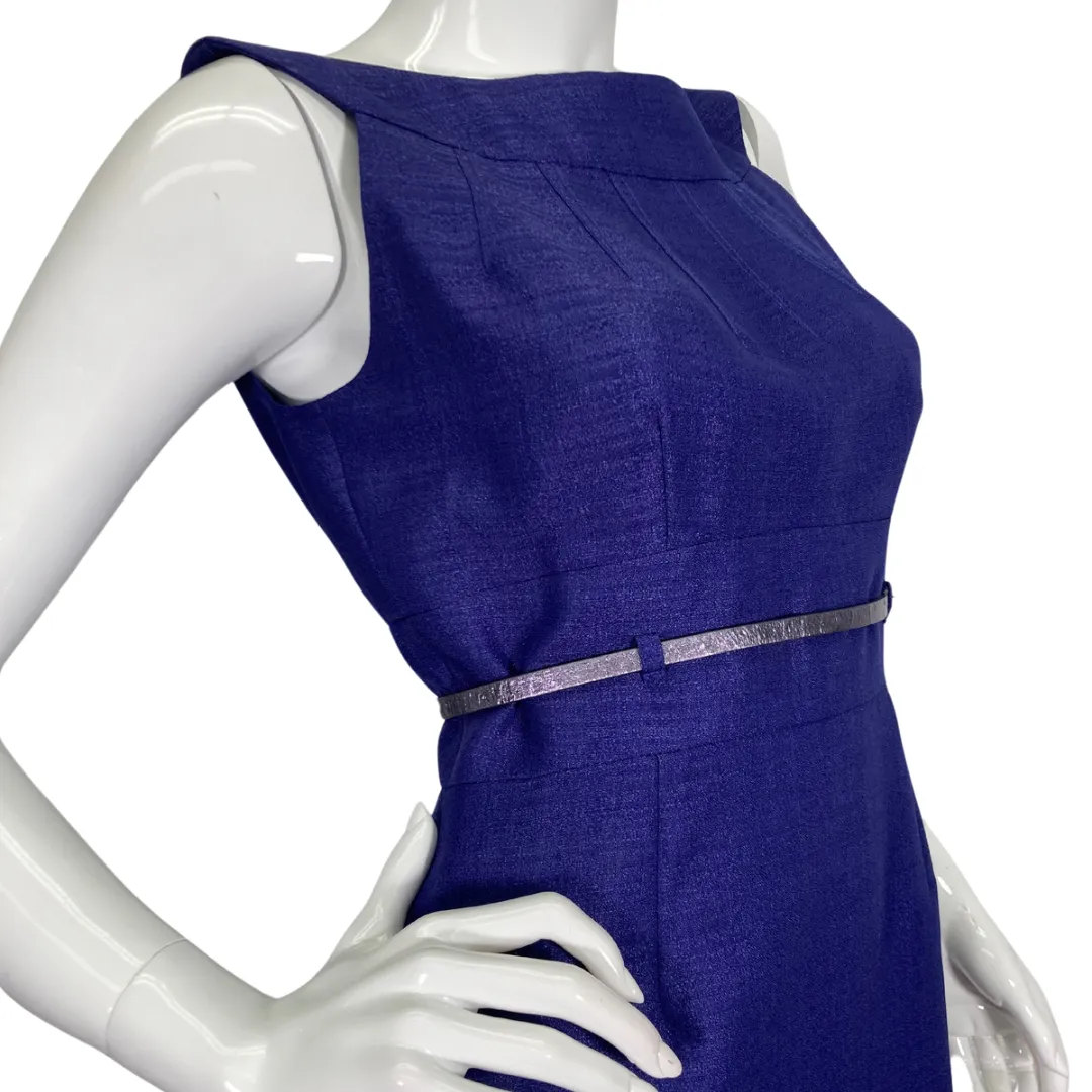 Tahari Elegant Royal Blue Dress