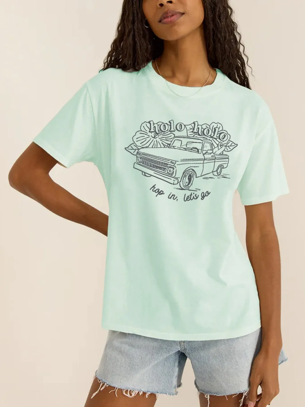 T&C Surf Holo Holo Boyfriend Tee