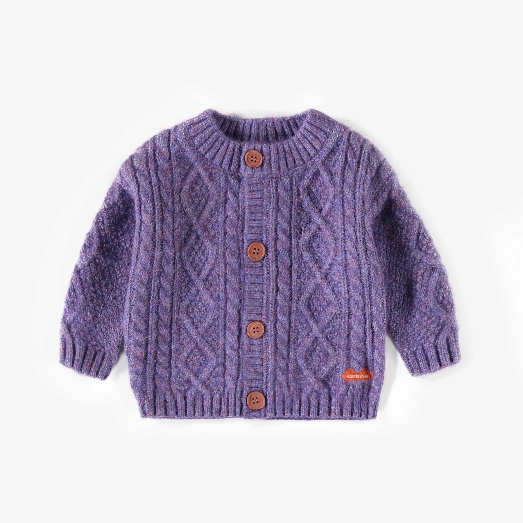 The Warner Cardigan - Purple - BABY