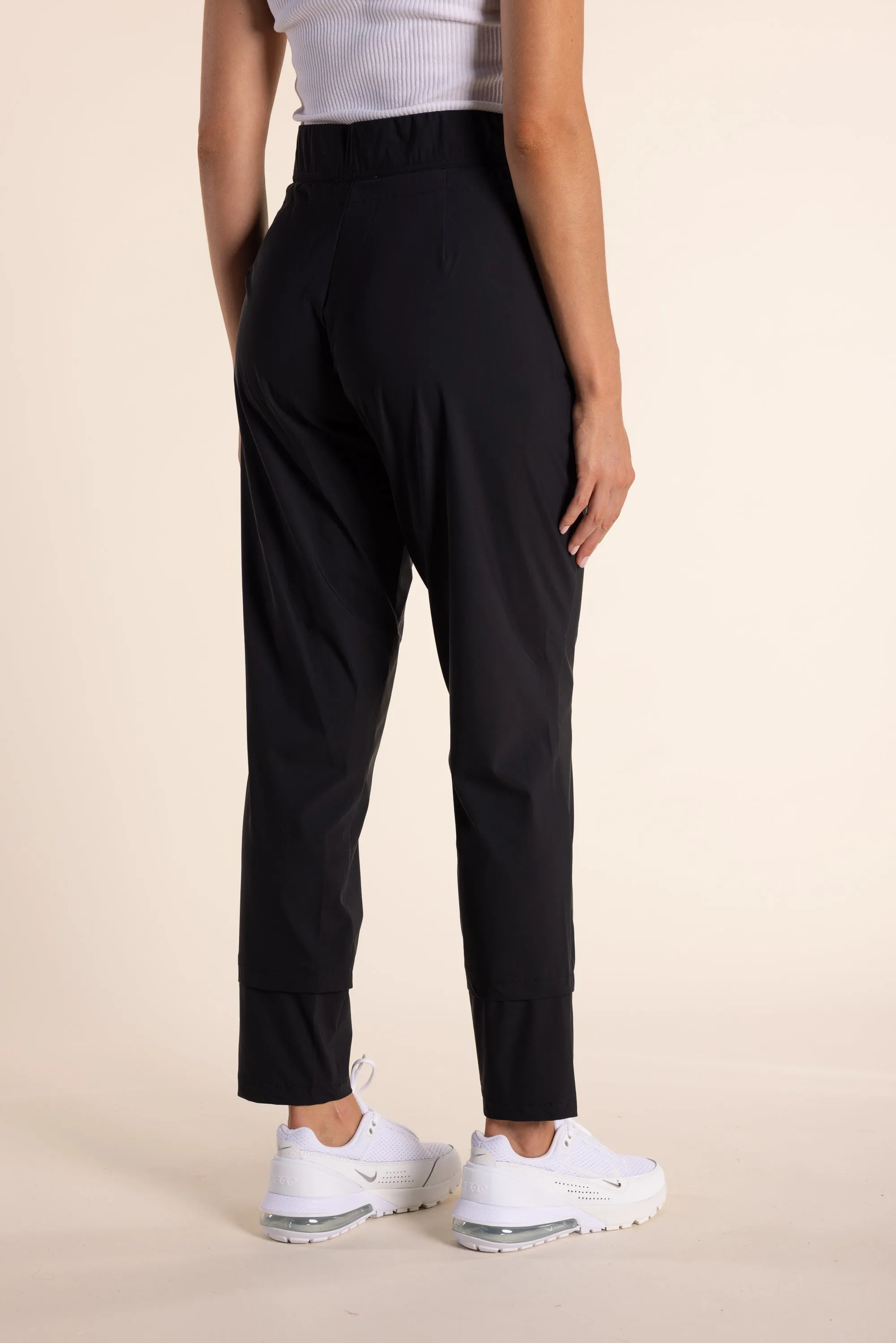 Two T's - Panel Pants Zip Pocket Black