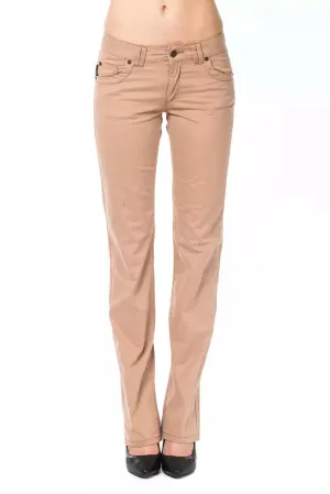 Ungaro Fever Beige Cotton Women Pant